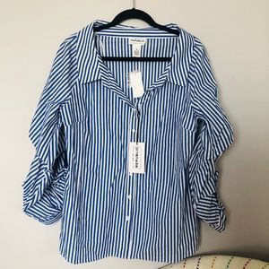 For the Republic | Striped Button Down NWT